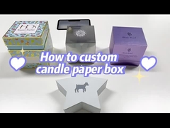 Luxury Lid Candle Box Gift Perfume Craft Special Open Candle Packaging Box With Logo