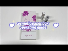 Customized Cosmetic Paper Box Skincare Top And Bottom Packing With Blister Tray