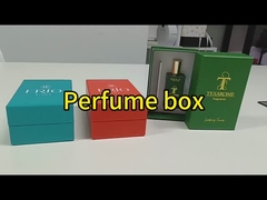 50ml 100ml Paper White Perfume Box Personalized Fragrance Packaging Box With Foam Tray