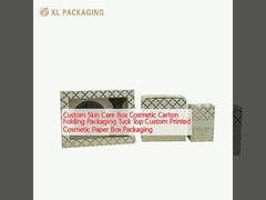 Custom Skin Care Box Cosmetic Carton Folding Packaging Tuck Top Custom Printed Cosmetic Paper Box