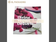 Wholesale Custom Book Printing Services Custom Print Food Magazine Printing Service Restaurant Menu Book