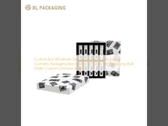 Custom Box Wholesale Packaging Rigid Paper Luxury Cosmetic Packaging Box Lipstick Lip Gloss Set Packaging Bulk Order Custom Cosmetic Boxes