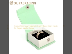 Custom Sizes Luxury Magnetic Jewelry Boxes Colors Inserts for Elegant Jewelry Display