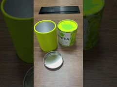 paper tube box with aluminum film