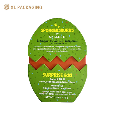 Buy Luxury Custom Rigid Egg Shaped Cardboard Box Matt Laminated For Cosmetic Chocolate Gift Packaging Sliding Out Design online manufacture