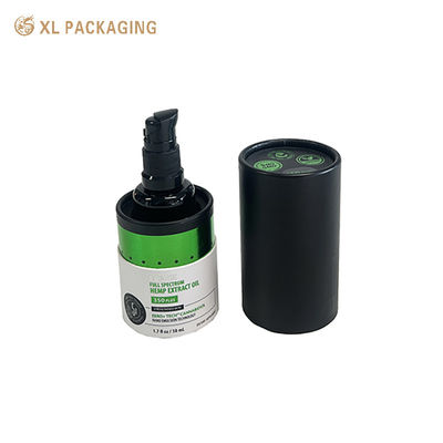 Buy Luxury Round Cylinder Paper Tube Box with Roll Edge Lid and Custom EVA Insert for Cosmetic Packaging online manufacture
