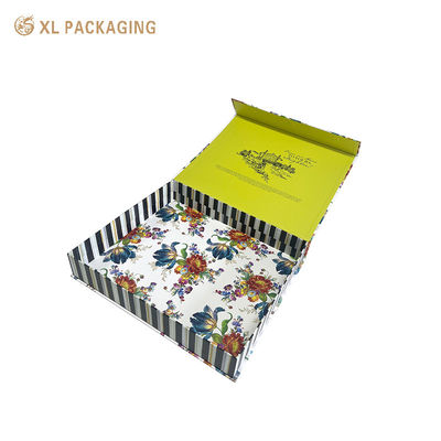 Buy Luxury Skincare Gift Box with Hidden Magnetic Book-Style Closure Multi-Surface Custom Printing and Thick Rigid Cardboard Structure online manufacture