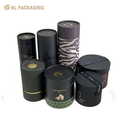 Buy Thick Food-Grade Biodegradable Kraft Pulp Paper Tube with Customizable Finishing Options and Tight-Fitting Lid Structure for Loose Tea Coffee Beans Candy Chocolate online manufacture