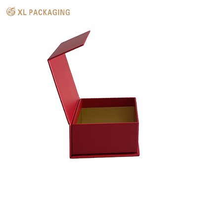 Buy Red Printing Magnetic Closure Box Jewelry 157gsm Art Paper Luxury Gift Box Packaging online manufacture