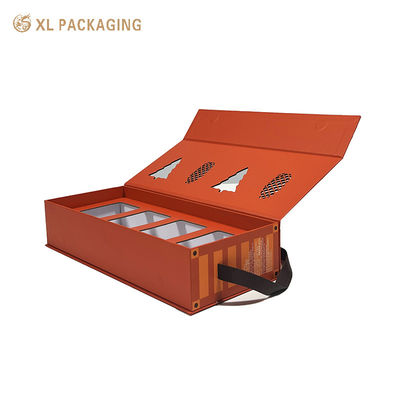 Buy Custom Printed Thick Recyclable Cardboard Bakery Gift Box with Magnetic Book-Style Closure and Aluminum Foil Insert online manufacture