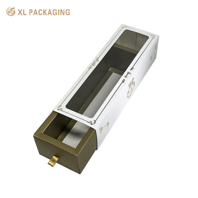 Buy Luxury Macaron Window Drawer Box Cake Candy Chocolate Packaging Box With Logo Food Cupcake Boxes online manufacture