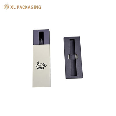 Buy Custom Embossed Logo Drawer Perfume Box 350g Kraft Paper Purple Inner Box For 10ml Perfume Vial online manufacture