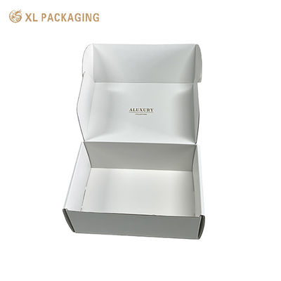 Buy Flat Shipping White Corrugated Mailer Boxes | Double Grey Card Wrapped Matte Packaging for Tea, Chocolate & Beauty Products online manufacture