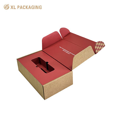 Buy Wholesale Custom Printed Corrugated Display Box | Flat-Pack Counter Display Packaging with 12-Slot Insert for CBD Serum Spray online manufacture