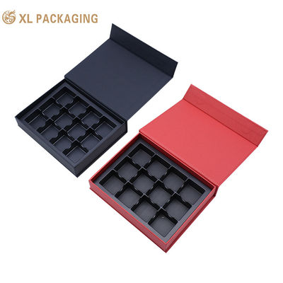 Buy Chocolate Gift Box Recyclable Black Kraft Paper Boxes With Food Grade Insert online manufacture