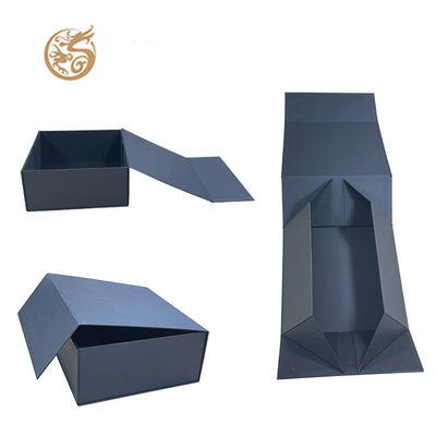 Buy Custom Magnetic Black Gift Hamper Box with Gold Foil for Skincare & Wine online manufacture