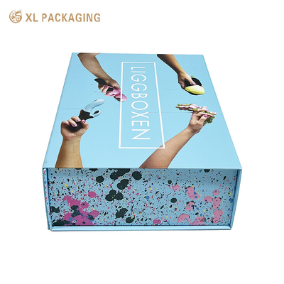 Buy XL Packaging Custom Packaging Factory Luxury Rigid Cardboard Foldable Paper Boxes Magnetic Closure Shoe Packaging Box online manufacture