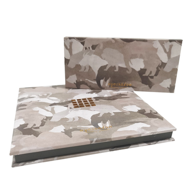 Buy Circular Empty Custom Eyeshadow Palette Box Packaging Makeup Cardboard Box online manufacture