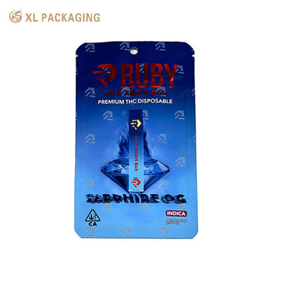 Buy Custom Heat Sealing Mylar Foil Zip Top Paper Sticker Reusable Storage Bags online manufacture