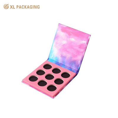 Buy XL Packaging Custom Packaging Box Factory Magnet Closure Makeup Cosmetics Eye Shadow Palette With Mirror Gold Luxury Cosmetic Packaging Handmade Accept online manufacture