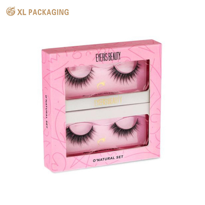 Buy Wholesale Custom Printing Rigid Cardboard Paper Box Cosmetic Paper Box False Eyelash Packing Box online manufacture