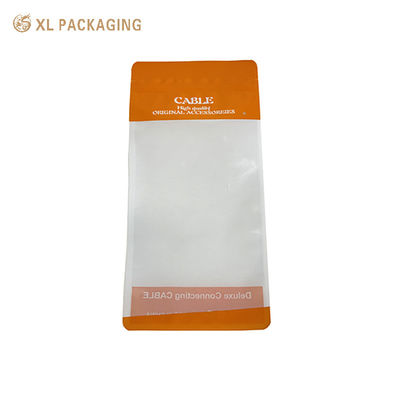 Buy Custom Printed Mylar Zipper Bags with Clear Window for Electronics online manufacture