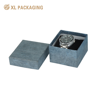 Buy Modern Small Custom Logo Watch Box with Eco Friendly Art Paper and Glossy Lamination online manufacture
