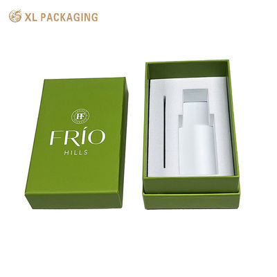 Buy Premium Custom Luxury Perfume Paper Box 2mm Hard Board Gold Foil Embossing Velvet Lining online manufacture