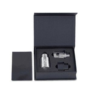 Buy Custom Black Magnetic Paper Gift Boxes with EVA Foam Insert for Cosmetics online manufacture