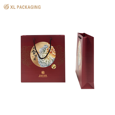 Buy Eco Friendly Color Single Bottle Cardboard High Grade Packing Custom Logo Recycled Gift Wine Carrier Tote Bag online manufacture
