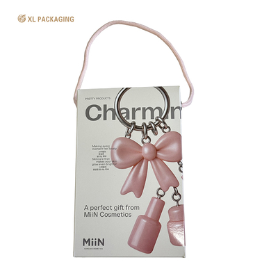 Buy XL Packaging Printed Cosmetic Foldable Card Box Factory Supplied Custom Design Printed Folding White Card Paper essential oil Box with Hot silver for Cosmetic online manufacture
