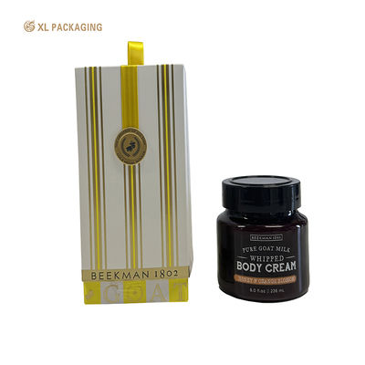 Buy XL Packaging Custom Printed Cosmetic Boxes Custom High End Paper Beauty Gift Packaging Skincare Cosmetics Set Lid and Base Box online manufacture