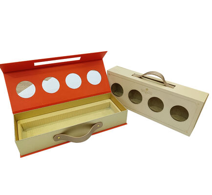 Buy Magnet Gift Box With Handle Packaging Box Tea Hot Coffee Chocolate Bag Suitcase Box online manufacture