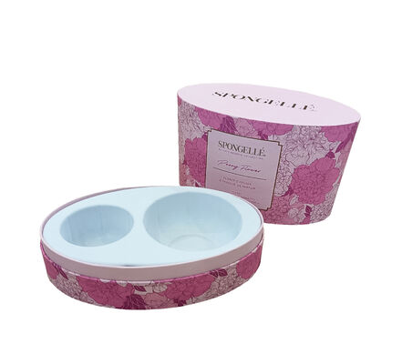 Buy Custom Oval Shape Perfume Soap Gift Box Full Color Printing Rigid Packaging with Foam Tray online manufacture