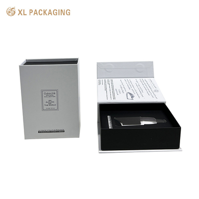 XL Packaging Custom Packaging Box Custom Paper Perfume Gift Box with Logo Flip Clamshell , Hair Essential Oil Packaging Paper Box