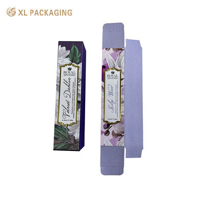 Custom Logo Foldable Paper Box with Sturdy Card Paper and Flat-Pack Design for Cosmetic Packaging