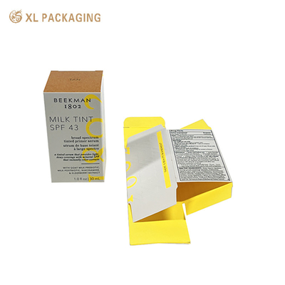 XL Packaging Printed Foldable Card Box Custom Retail Skin Care Box Packaging Folding Cosmetic Paper Card Box Lipsticks Cosmetic Jars Paper Box
