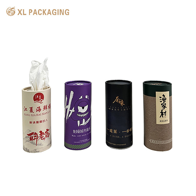 Disposable Tissue Paper Packaging Box Cylinder Tube Car Tissue For Home Use
