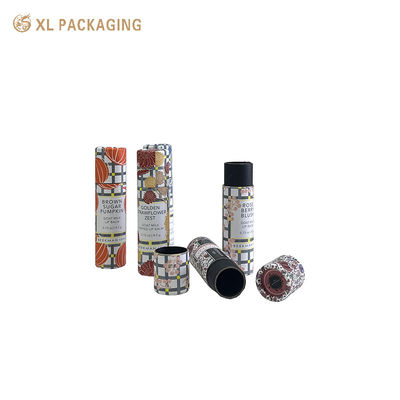 Custom Paper Tube Lip Balm Container, 1.5mm Cardboard Paper Tube, 157gsm Coated Paper Cosmetic Cylinder Packaging for Lipstick