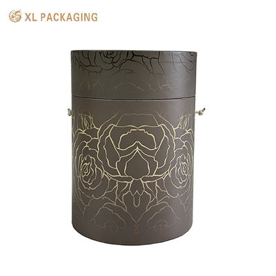 Portable Rope Handle Paper Tube Packaging with 157gsm Art Paper and Customizable Luxury Printing for Premium Gifts