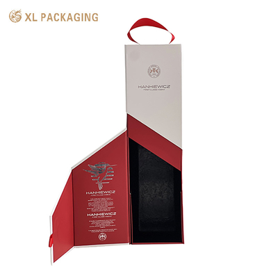  XL Packaging Custom Packaging Box Factory Foldable Custom Wine Paper Box Magnet Closure Lid Packing Boxes For Wine Bottles