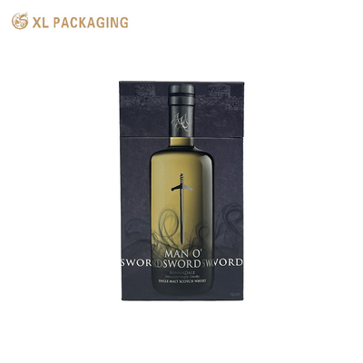  XL Packaging Custom Packaging Box Factory OEM Luxury Triangle Shape Cardboard Wine Bottle Box Rigid Paper Gift Packaging Box