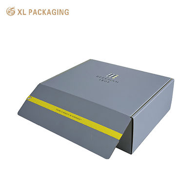Fold Flat Matte Laminated Corrugated Packaging Box for Shoes Clothing Presents