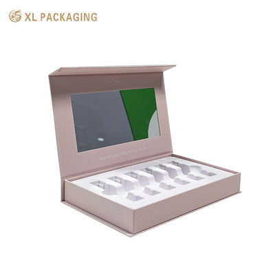 Eco-Friendly Magnetic Gift Box with Built-in Mirror and Magnetic Closure for Lipstick Packaging