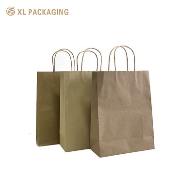 XL Packaging Custom Packaging Box Factory Printed Paper Gift Bags Recycle Paper Bag Kraft Paper High Quality Cosmetic Clothing Paper Box With Logo