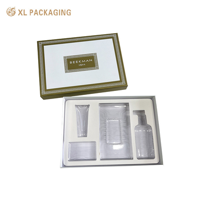 XL Packaging Custom Printed Cosmetic Boxes Custom Design Paper Box Skin Care Set Packaging High Quality Cosmetic Box Different Styles With Blister Tray