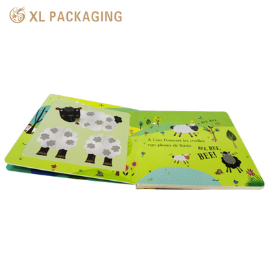 Book Printing Services Animal Color Paper Books Children Cartoon Cardboard Paper Book