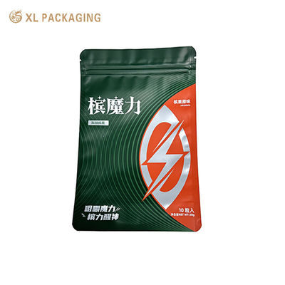 Aluminium Foil Mylar Stand Up Pouch Ziplock Custom Paper Sticker Label Food Packaging