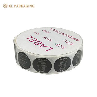 Custom Rectangle Label Sticker Roll with Logo Printing XL Packaging