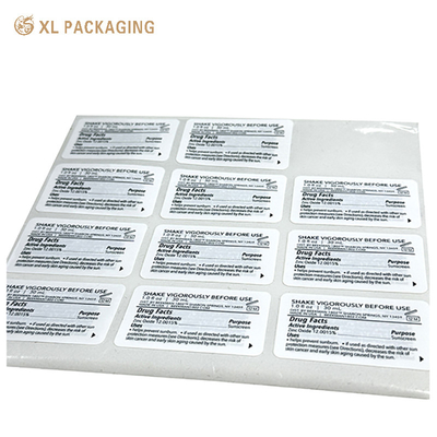 XL Packaging Custom Paper Sticker Label Personalized Perfume Bottle Labels Stickers Vinyl Waterproof Gold Foil Label Stickers